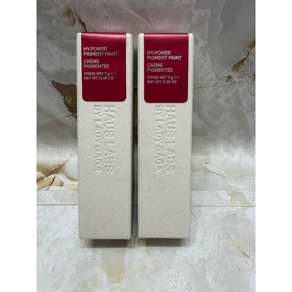 Haus Labs Hy-Power Pigment Paint Burgundy Shimmer 2 Pack Lady Gaga Cream Makeup